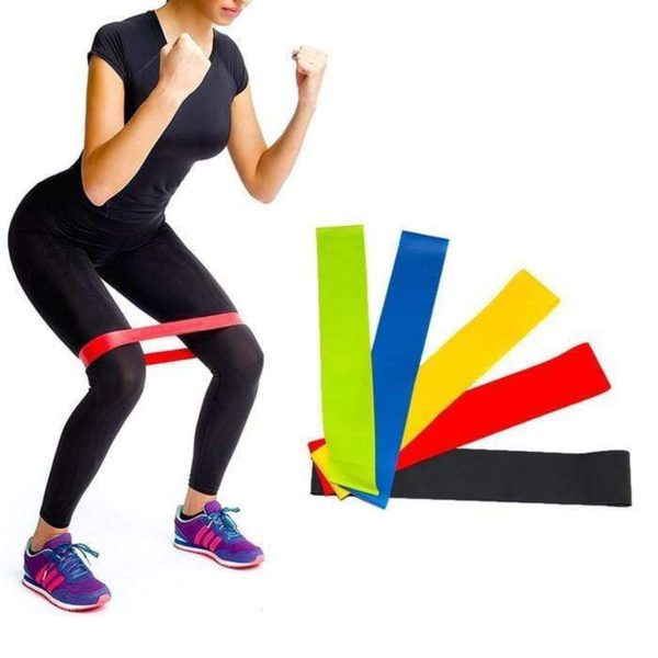 5 Pcs Professional Resistance Band: Strength, Pull-Ups, Pilates, Fitness