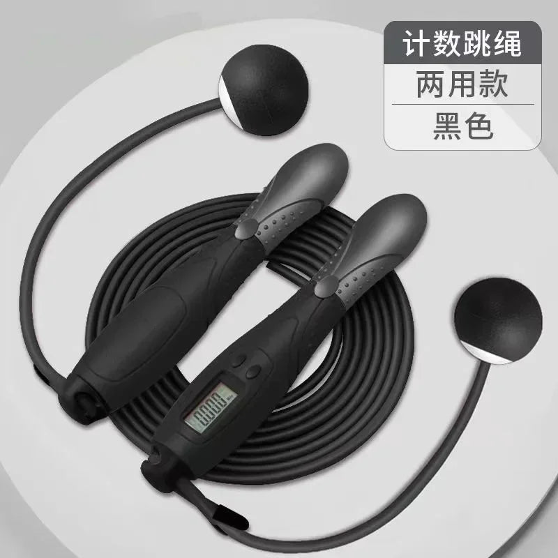 Jump Rope: Cordless with Counter, Large Ball, Ideal for Women's Indoor/Outdoor Fitness